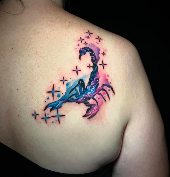 Scorpio Zodiac Tattoo